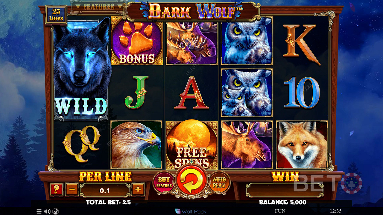 Dark Wolf 無料プレイ