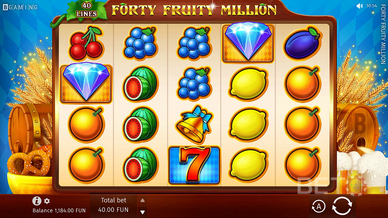 Forty Fruity Million 無料プレイ