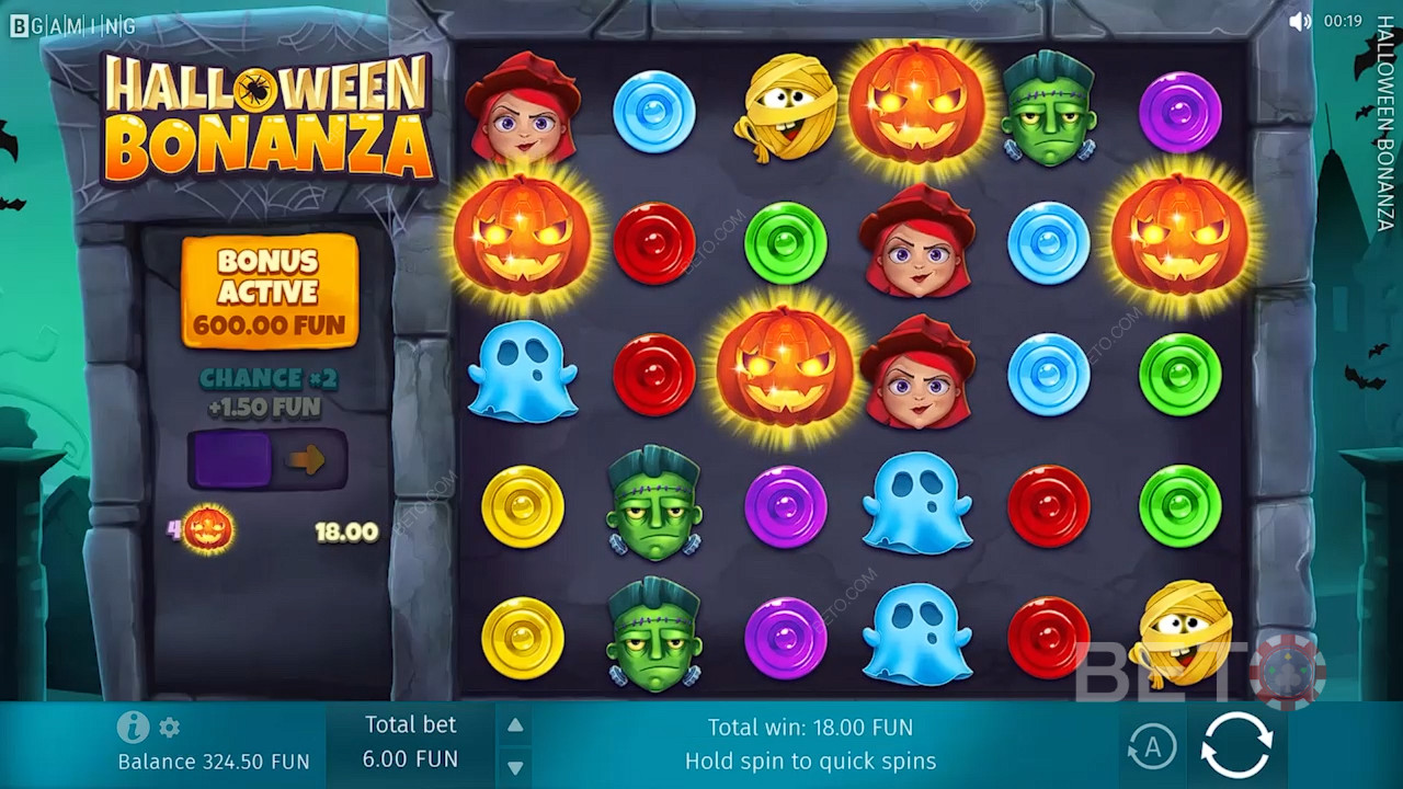 ハロウィンボナンザ：BETO Slotsレビュー