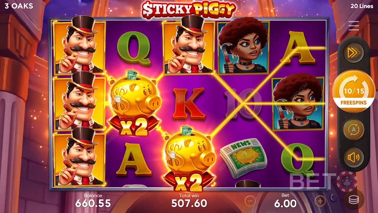 Sticky Piggy 無料プレイ