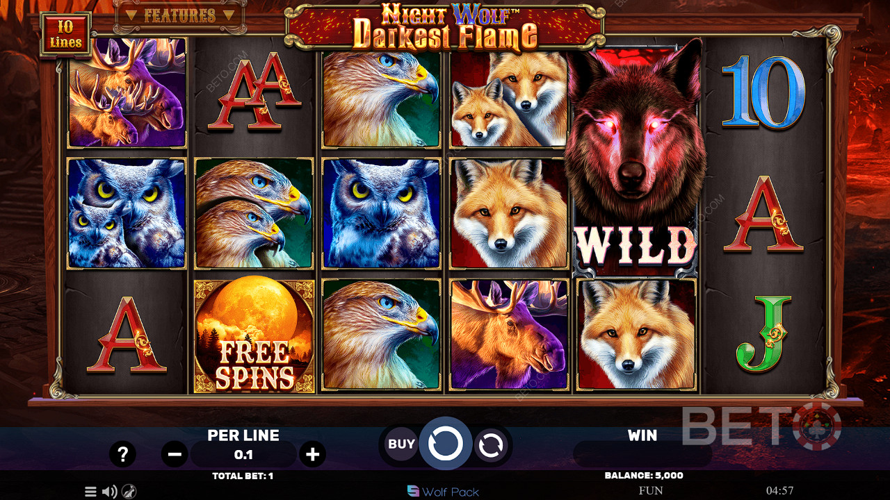 Night Wolf Darkest Flame 無料プレイ