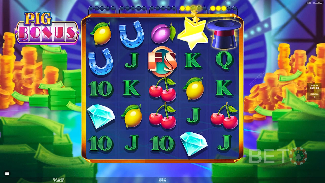 ハックソーゲーミングのマジックピギーの遊び方