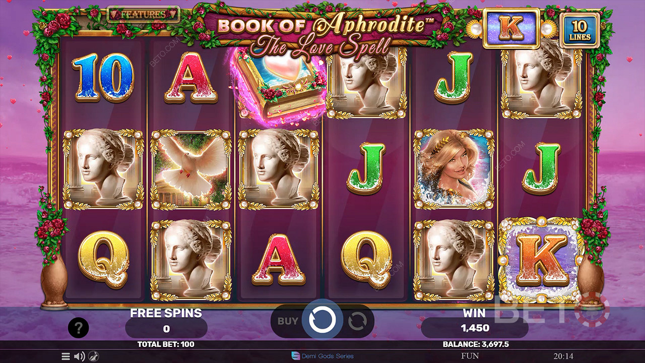 Book Of Aphrodite - The Love Spell 無料プレイ