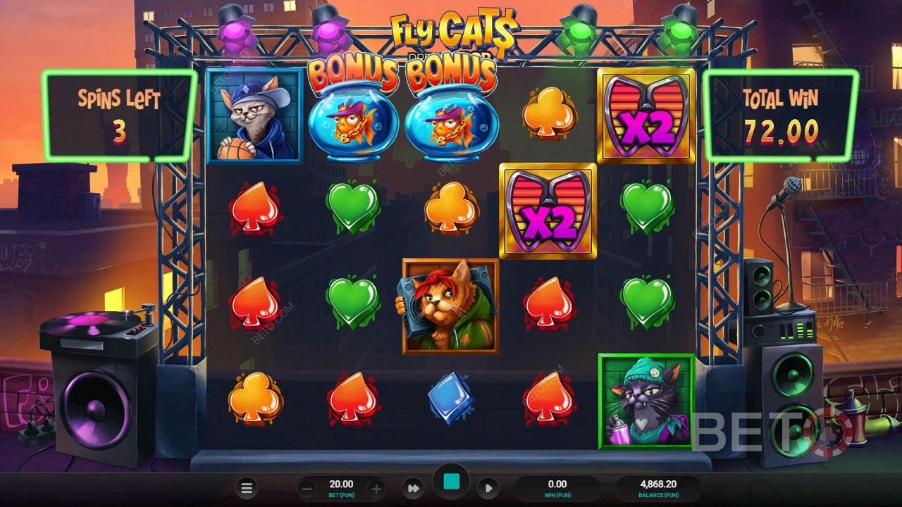 Fly Cats Dream Drop 無料プレイ