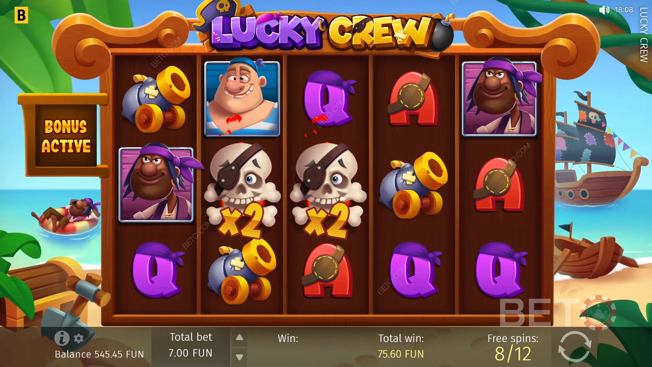 BETOスロットによるLucky Crewのレビュー