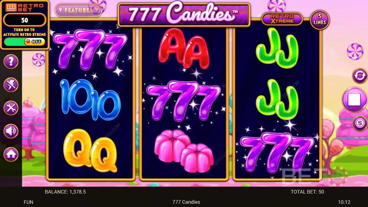 BETOスロットの777キャンディーズ徹底レビュー