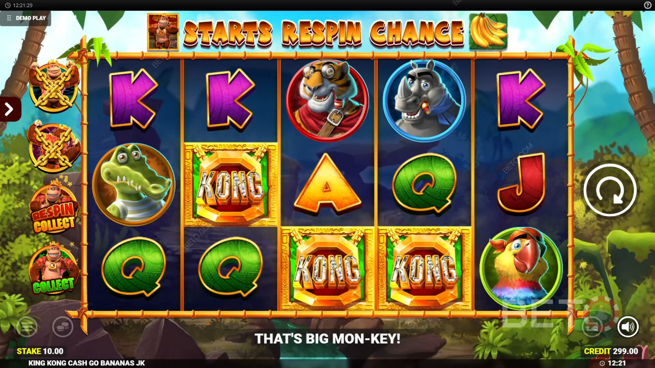 Blueprint社のKing Kong Cash Go Bananasの遊び方