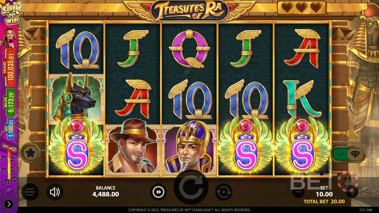 Treasures of Ra 無料プレイ