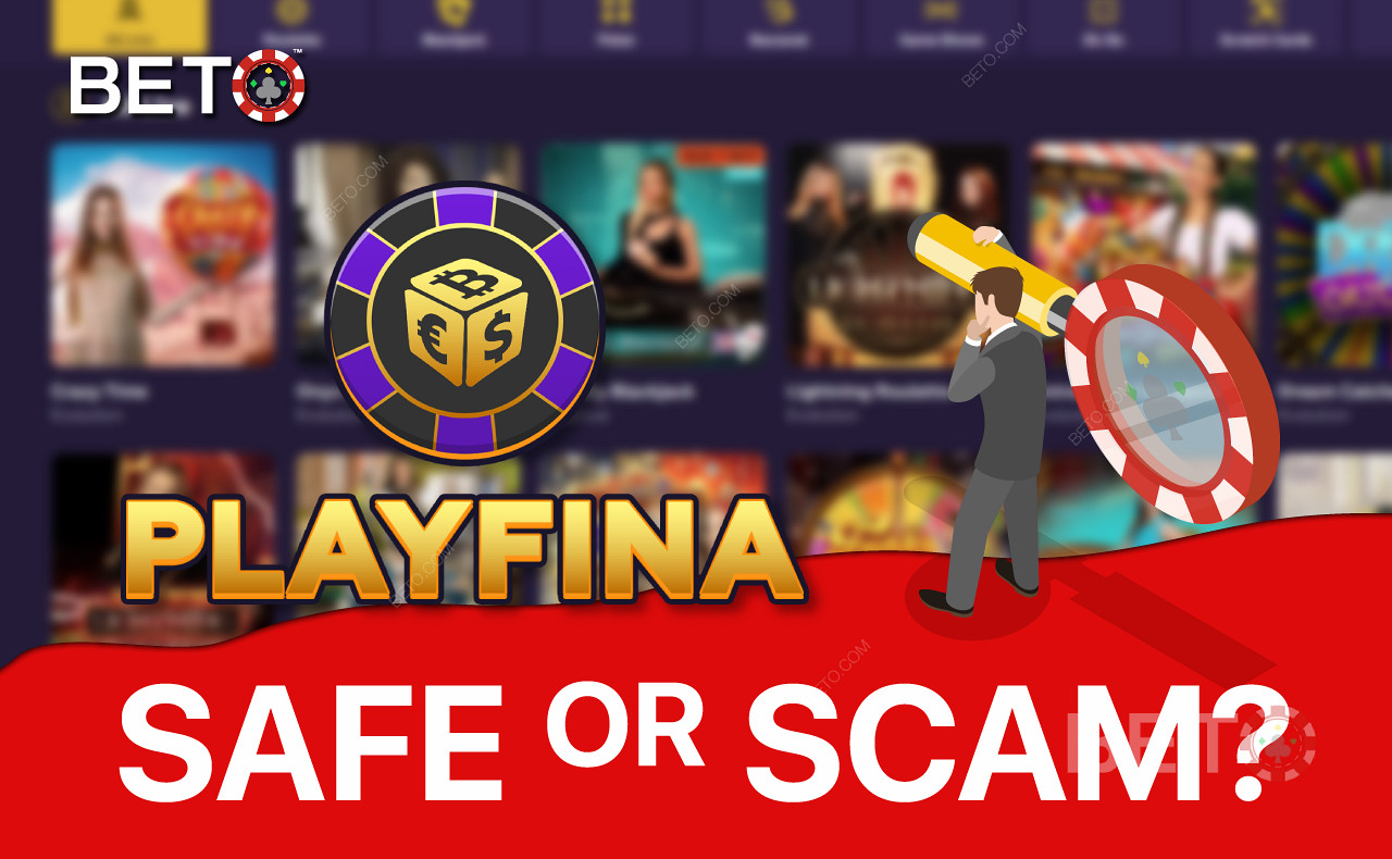 Playfina Casino - 安全か詐欺か？