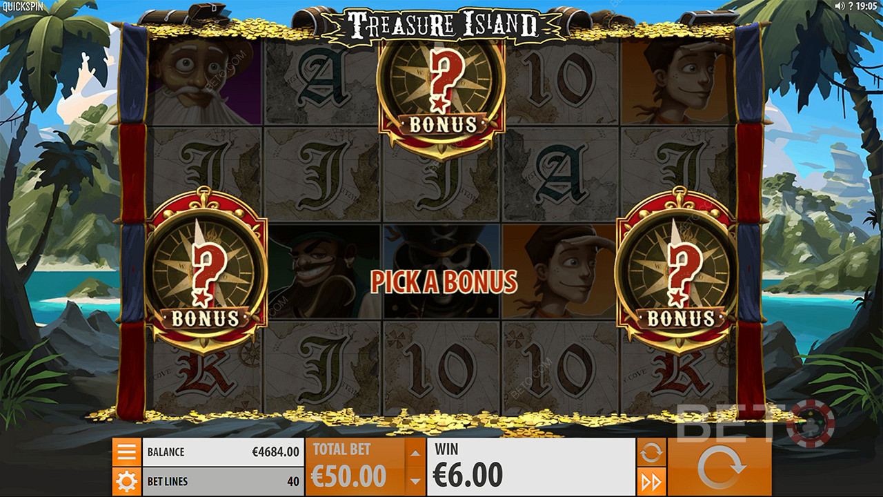 Treasure Island (Quickspin)  無料プレイ