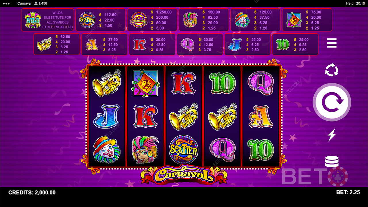 Carnaval 無料プレイ