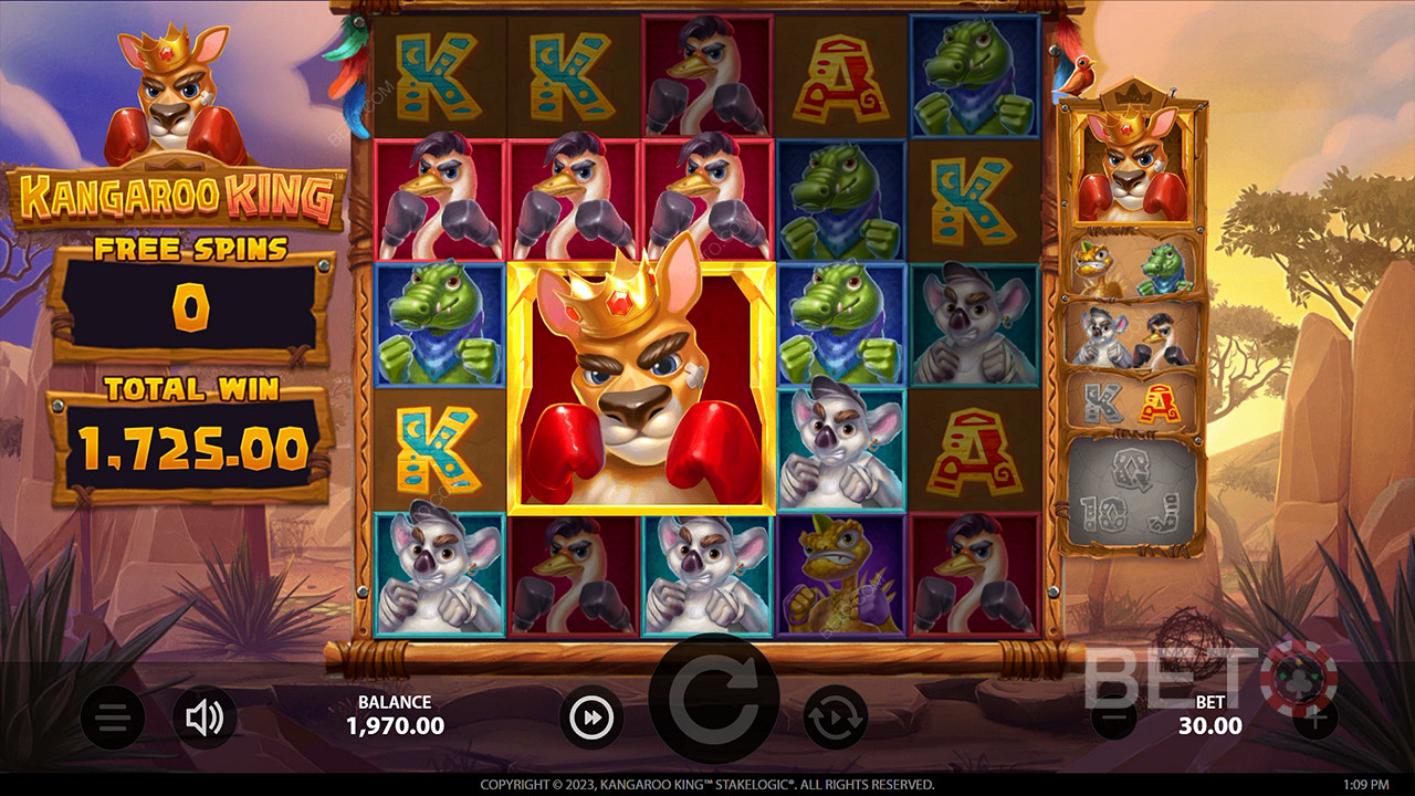 Kangaroo King  無料プレイ