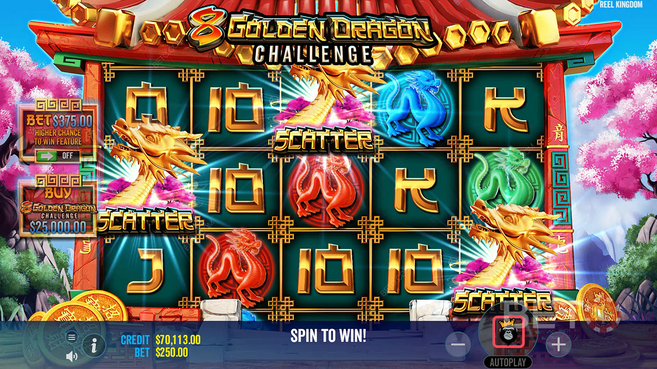 8 Golden Dragon Challenge  無料プレイ