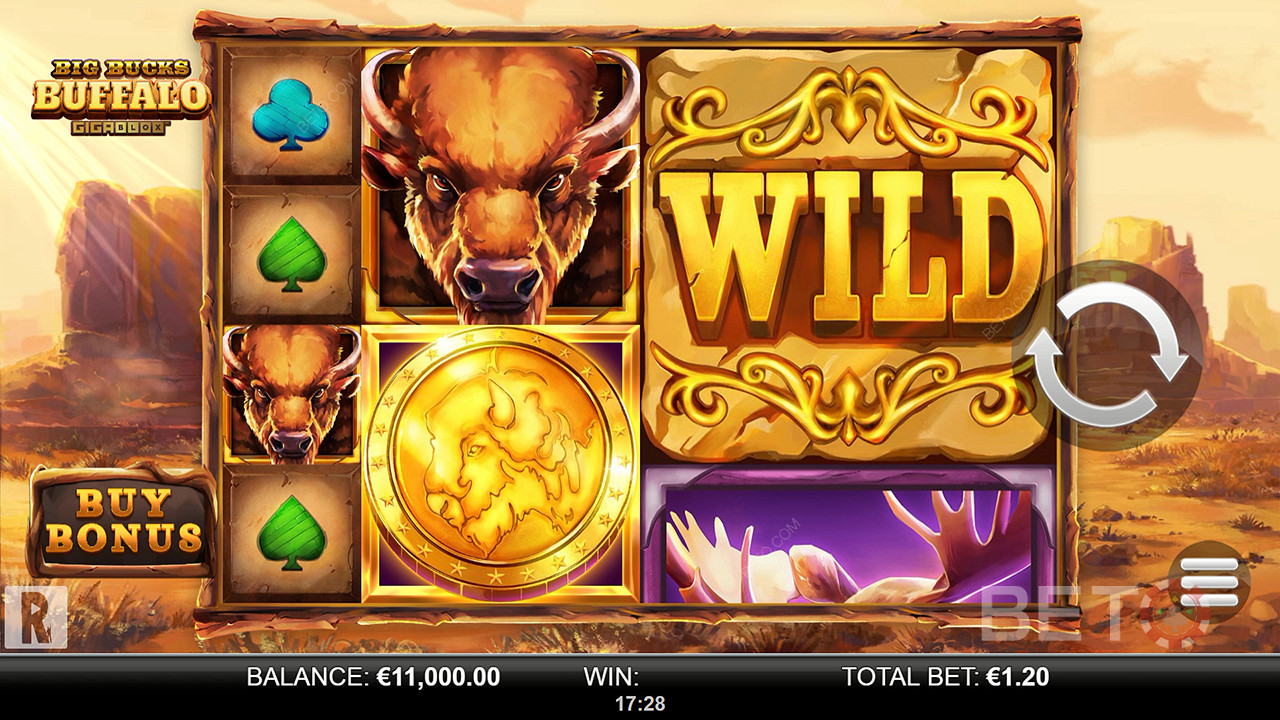 Big Bucks Buffalo Gigablox 無料プレイ
