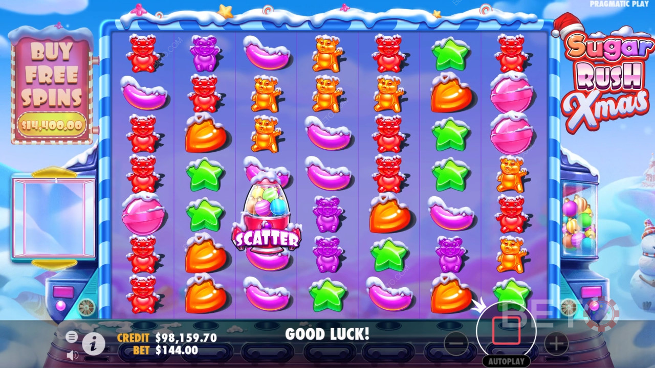 クリスマスキャンディスロット「Sugar Rush Xmas」レビュー
