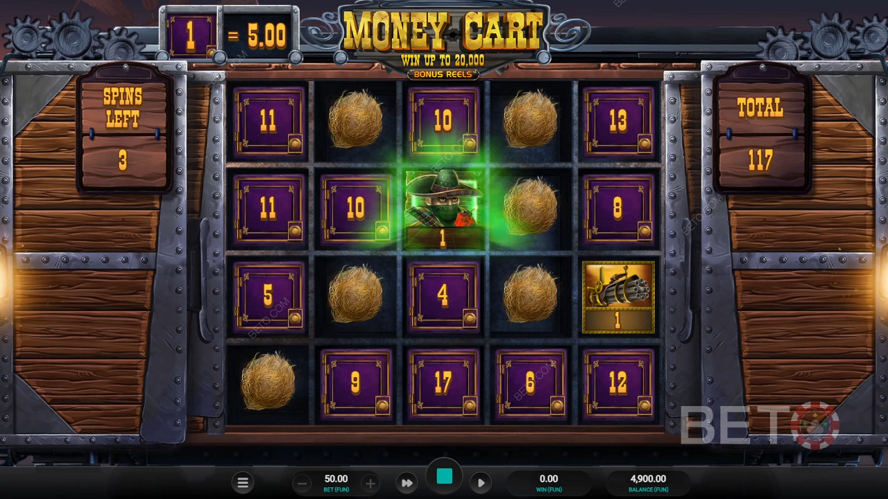 Money Cart Bonus Reels 無料プレイ