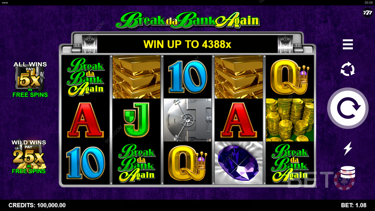 Break da Bank Again 無料プレイ