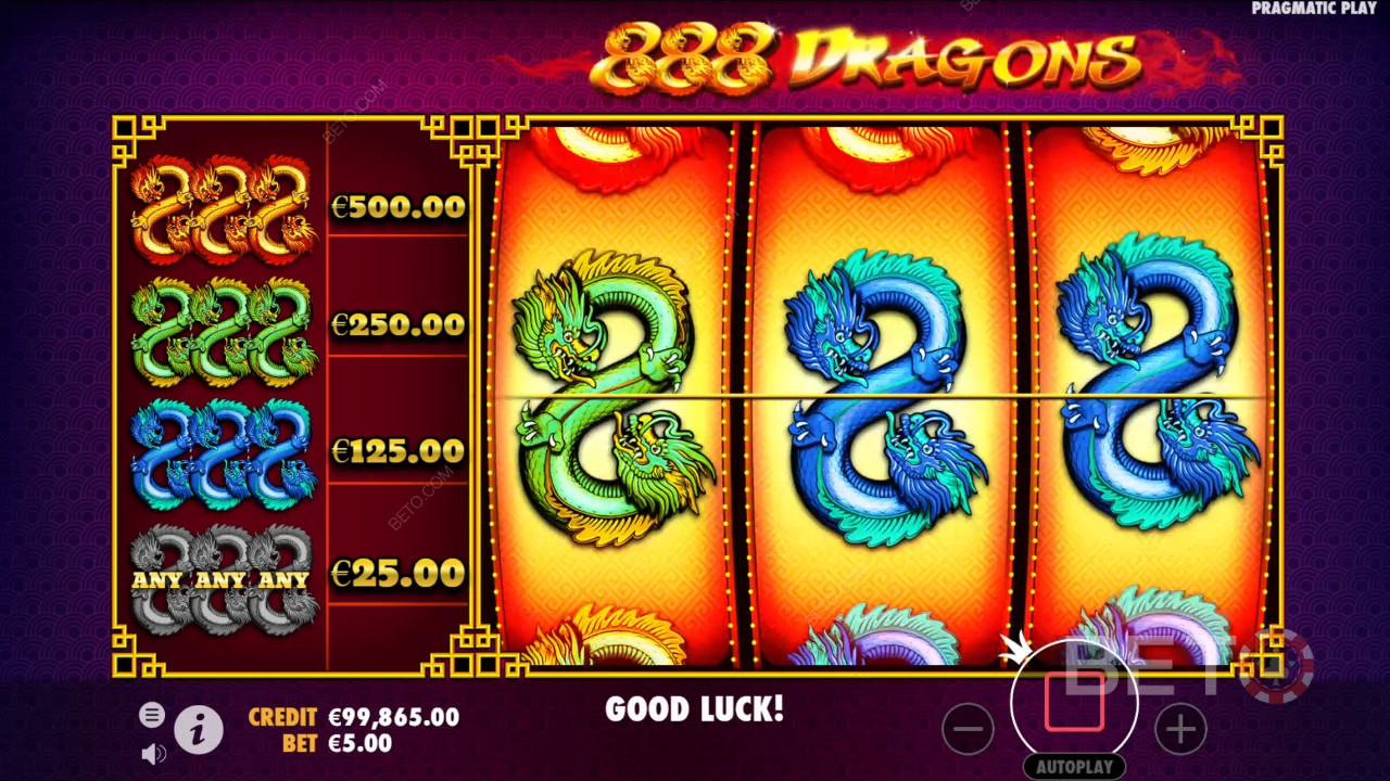 888ドラゴンズ：プラグマティックプレイの遊び方