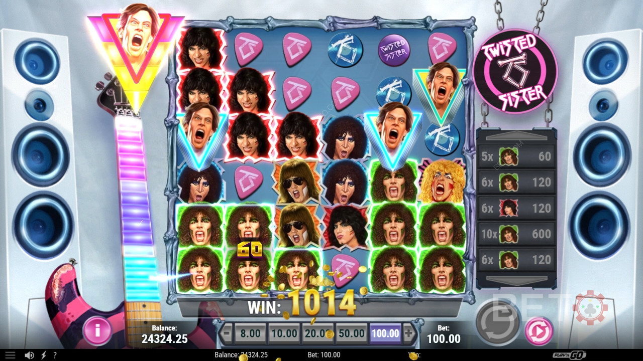 ツイステッドシスター：BETO Slotsのレビュー