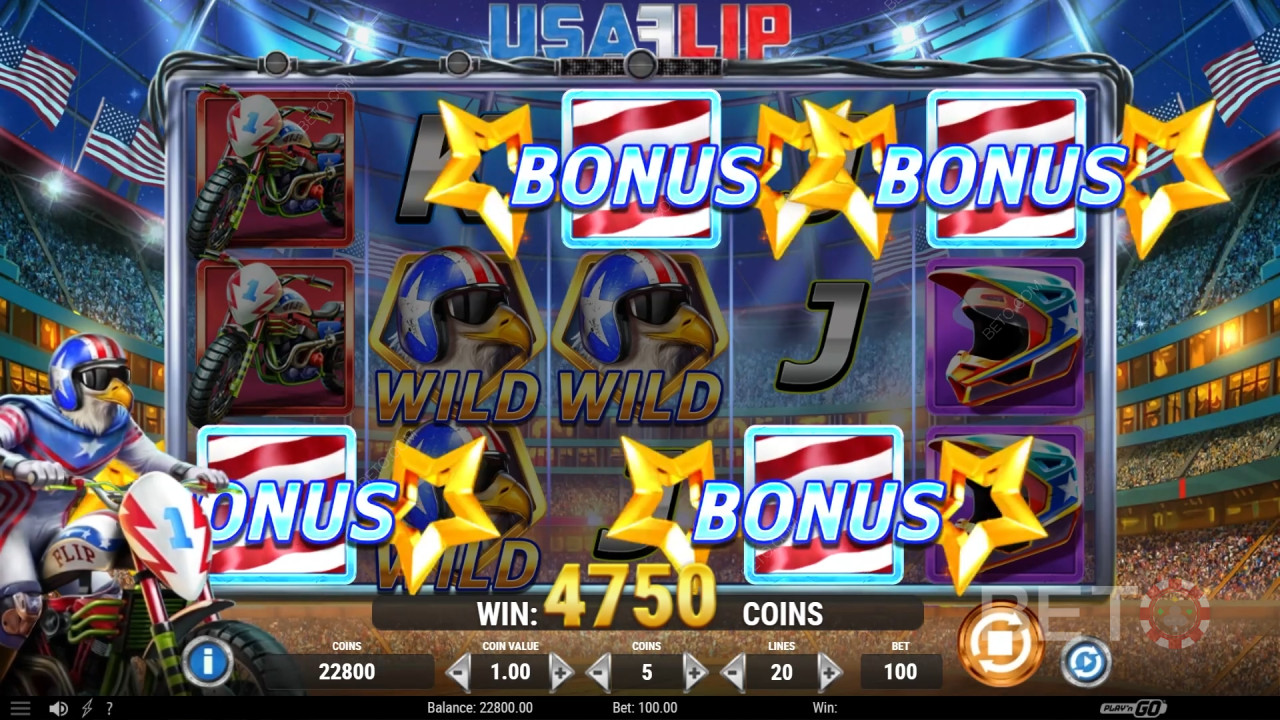 BETOスロットで「USAフリップ」を徹底解説
