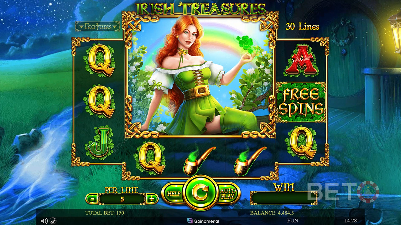 Irish Treasures (Spinomenal) 無料プレイ