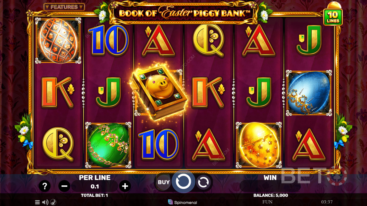 イースター貯金箱スロット：BETO Slotsレビュー