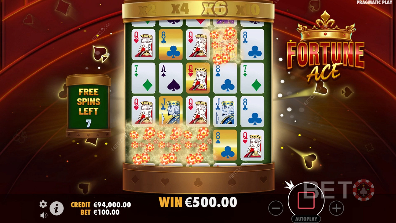 Fortune Ace Slot Onlineでベット額の5,000倍を獲得しよう！