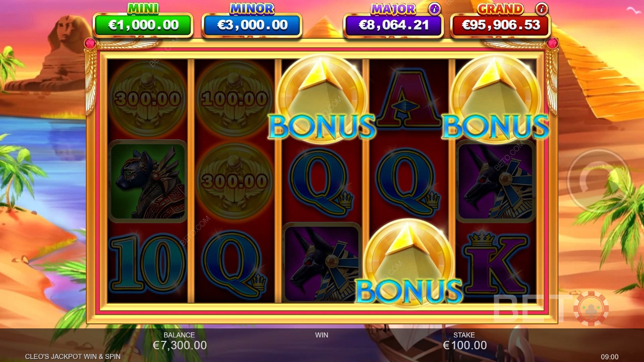 Cleo's Jackpot Win & Spin 無料プレイ