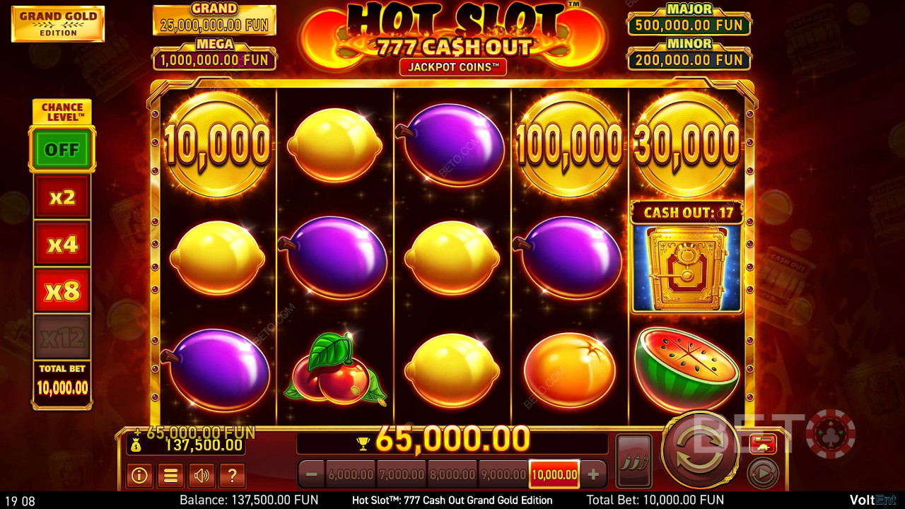 Hot Slot: 777 Cash Out Grand Gold Editionのボーナス機能を徹底解説