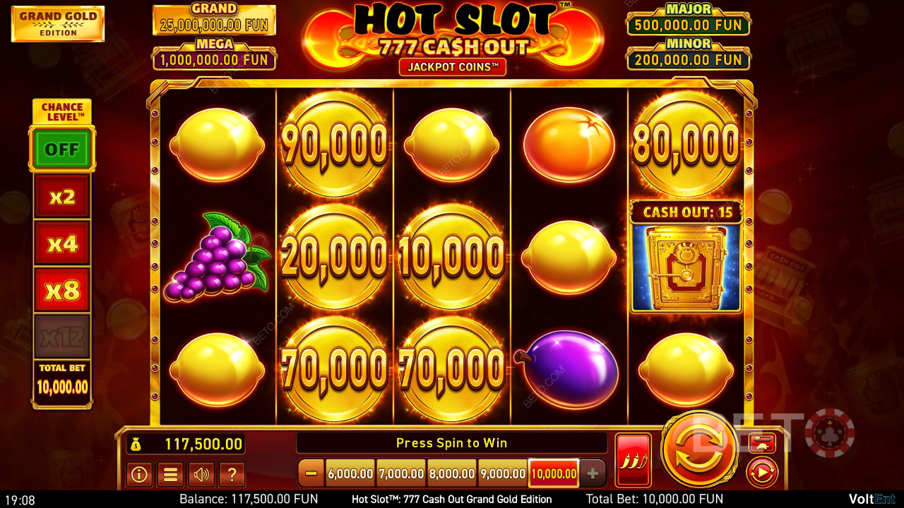 ホットスロット: 777キャッシュアウト黄金版 - BETO Slotsレビュー