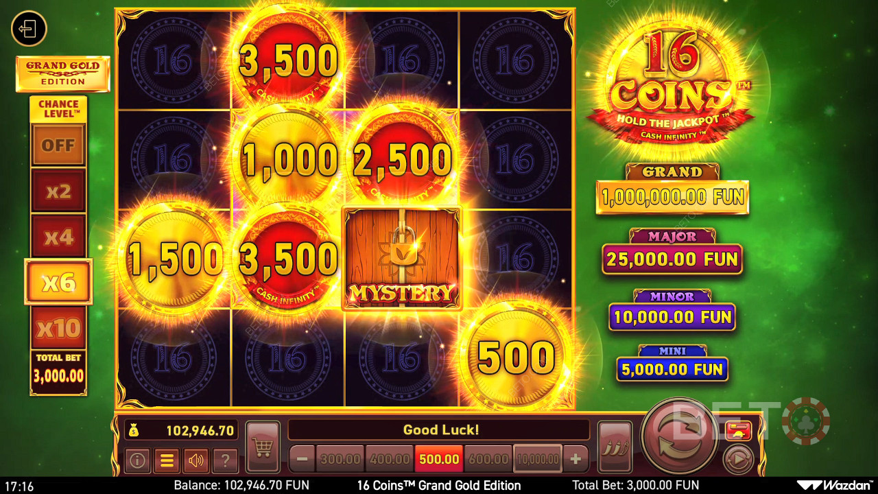 16 Coins Grand Gold Edition 無料プレイ