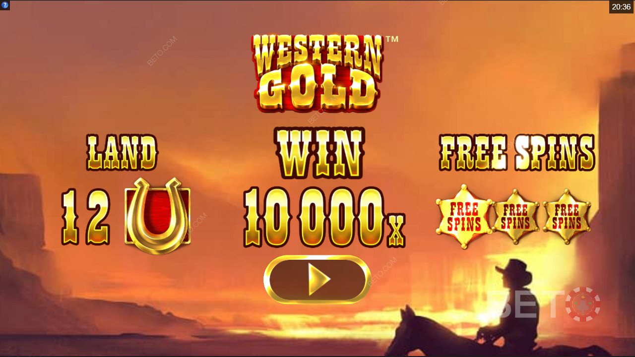Western Goldのイントロ画面