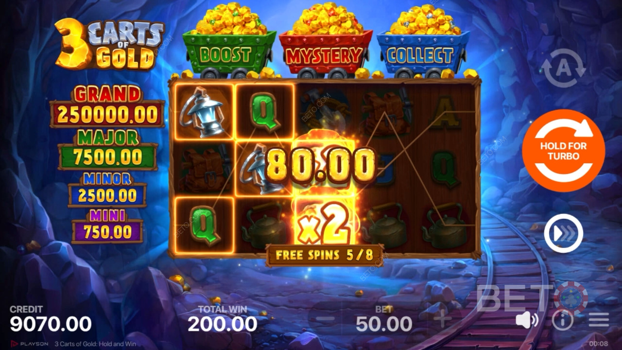 プレイソンの「3 Carts of Gold」で大当たりを狙う方法