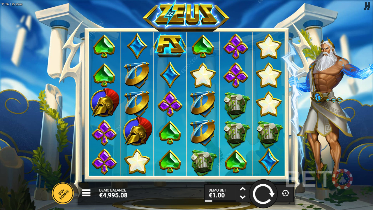 ハクソーゲーミングのZe Zeusの遊び方