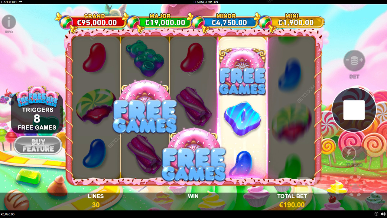 キャンディーロール：BETOスロットの評価
