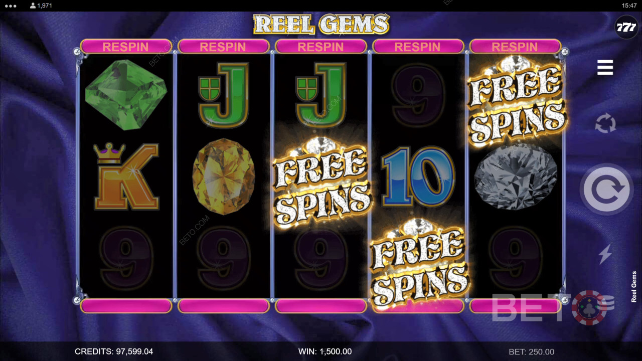 BETO Slotsが贈る宝石スロット「Reel Gems」レビュー