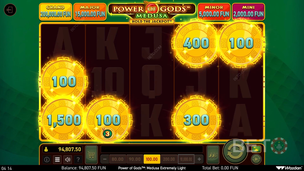 神々の力：メドゥーサ 超軽量版 - BETO Slots レビュー