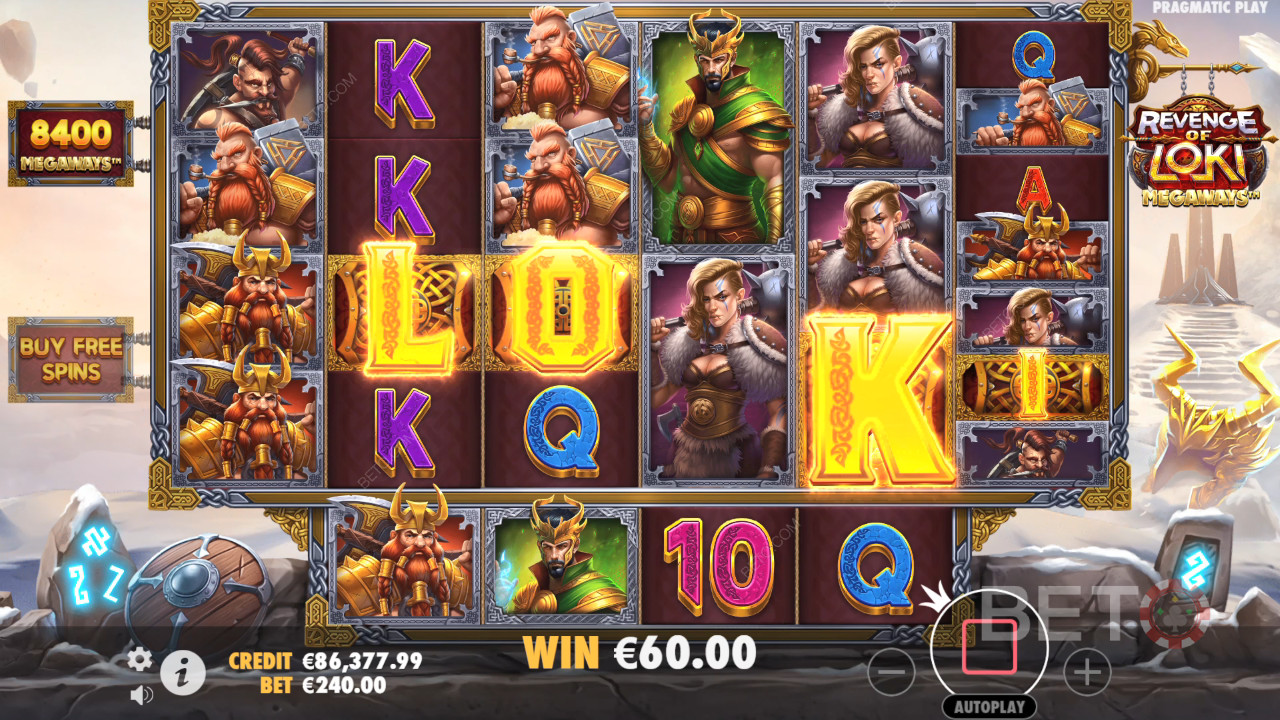 ロキの復讐 メガウェイズ - BETO Slots レビュー