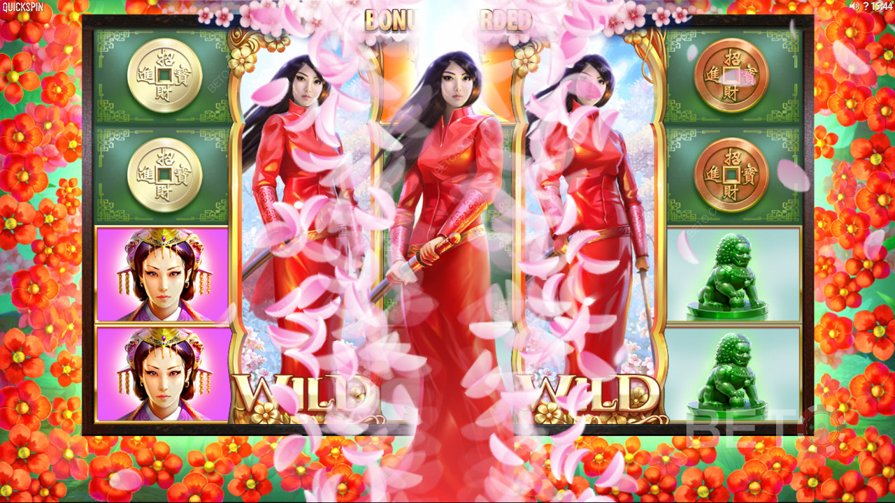QuickspinwithSakura Fortune- 美しい日本のプリンセスと一緒に、邪悪な皇帝と戦いましょう。
