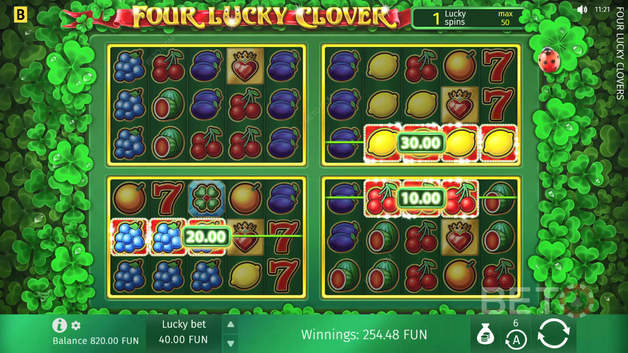 Four Lucky Clover 無料プレイ