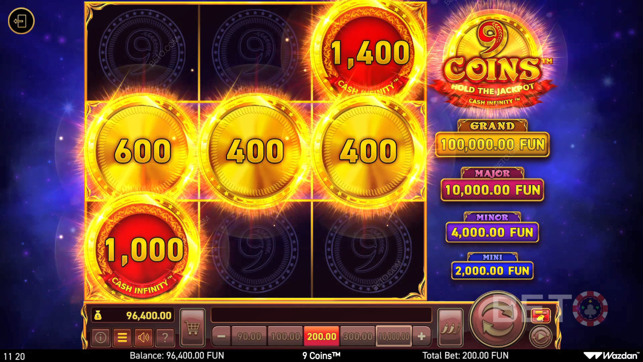 9 Coins 無料プレイ