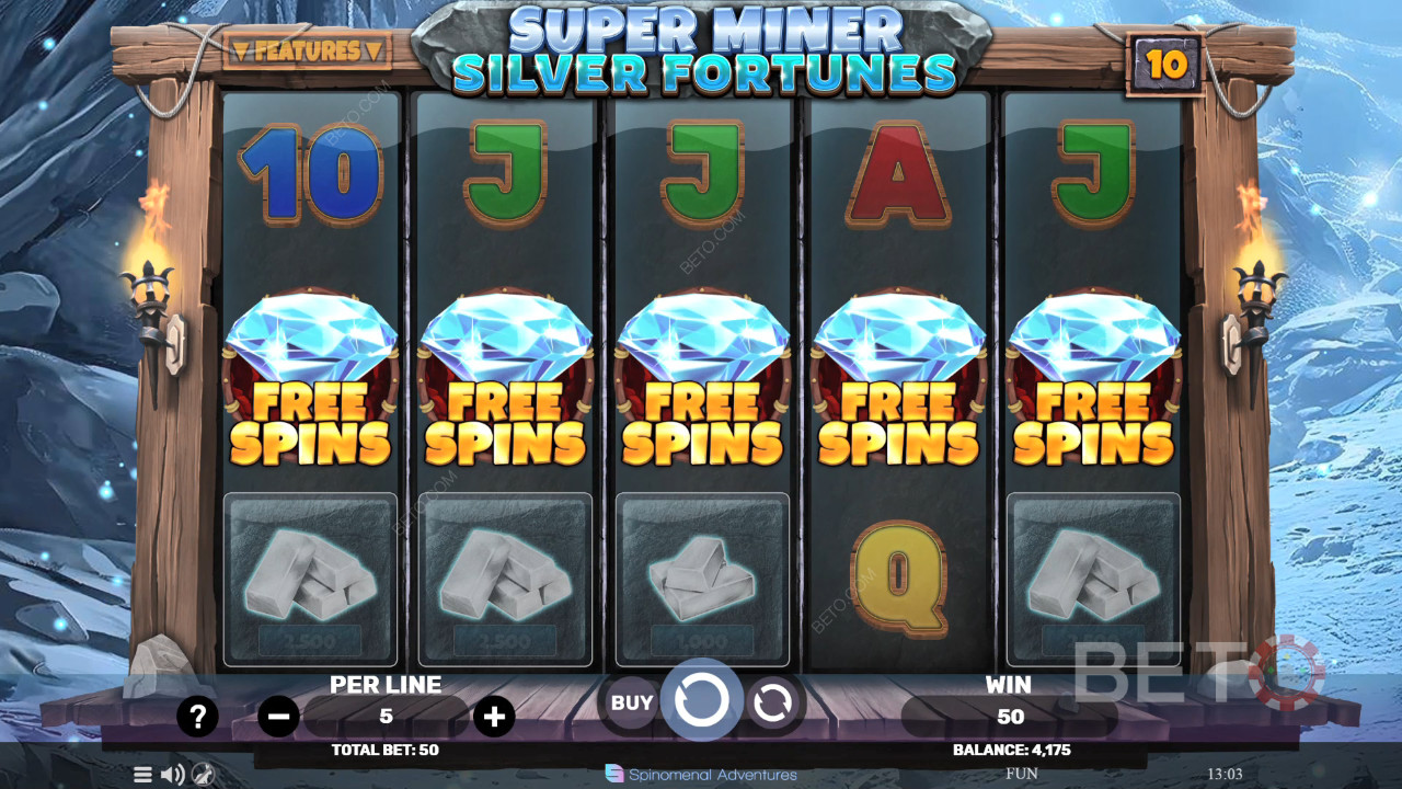 Super Miner Silver Fortunes 無料プレイ