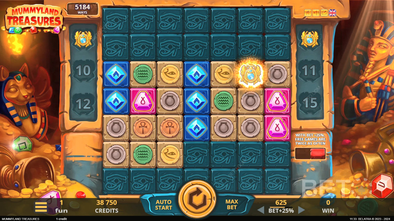 Mummyland Treasures 無料プレイ
