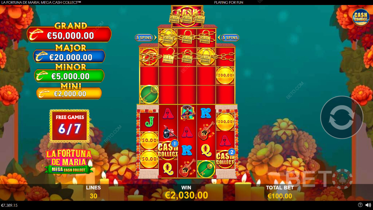 La Fortuna de Maria: Mega Cash Collect 無料プレイ