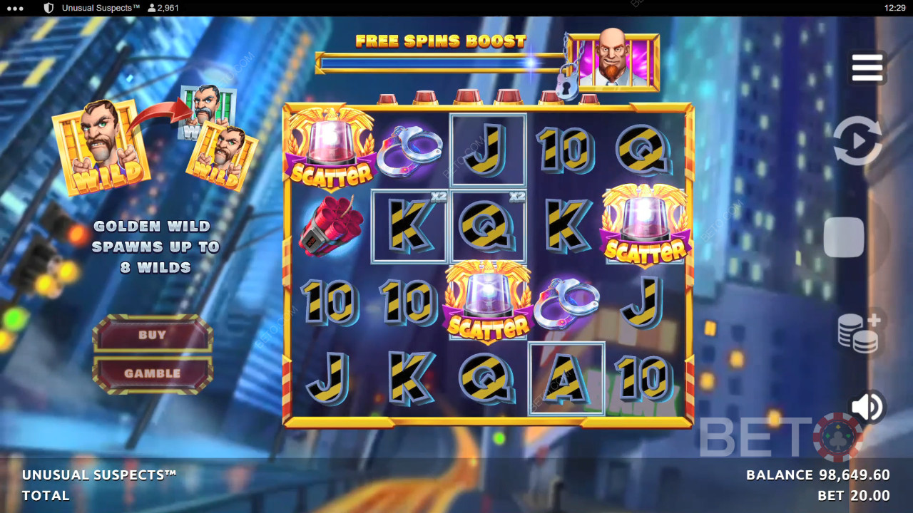 Unusual Suspects 無料プレイ