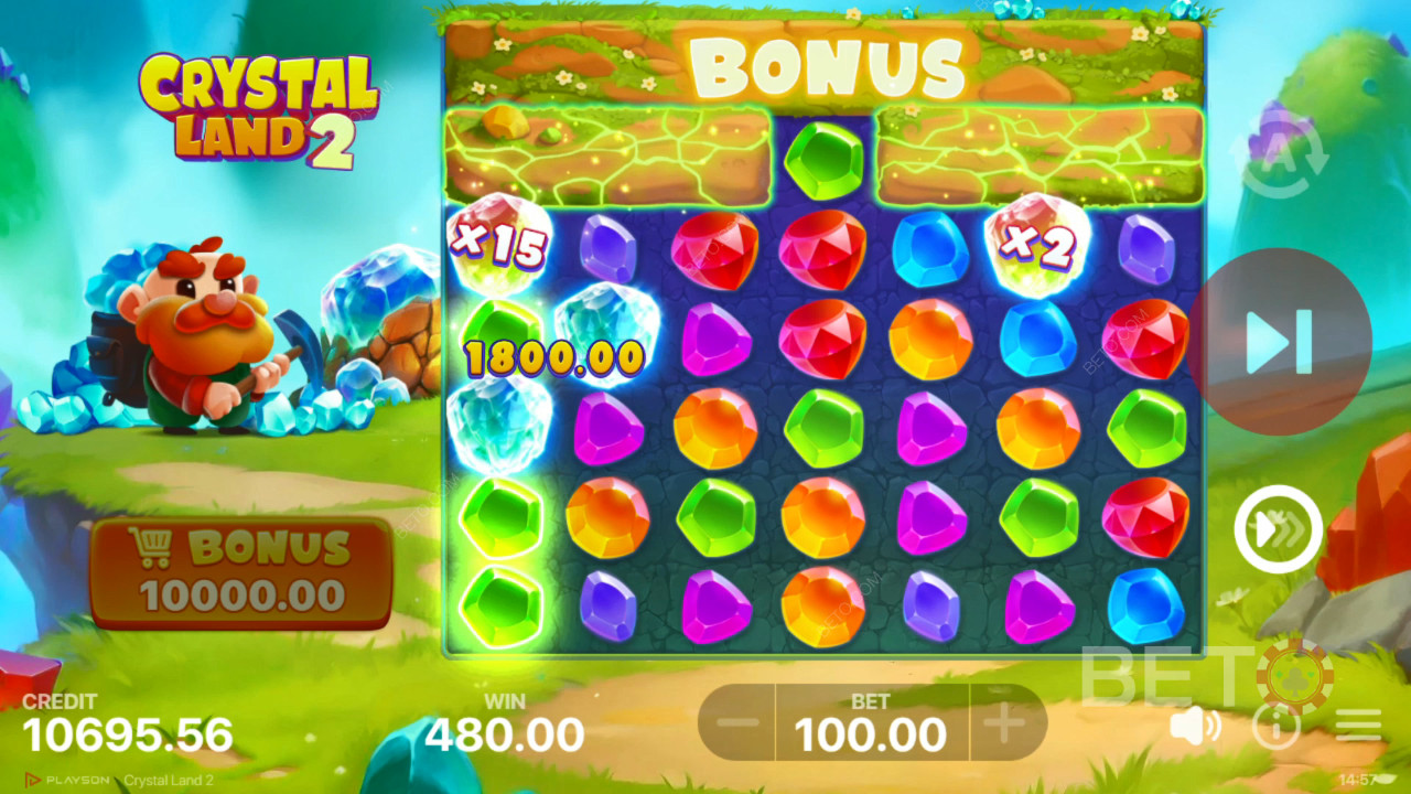 クリスタルランド2：BETO Slotsレビュー