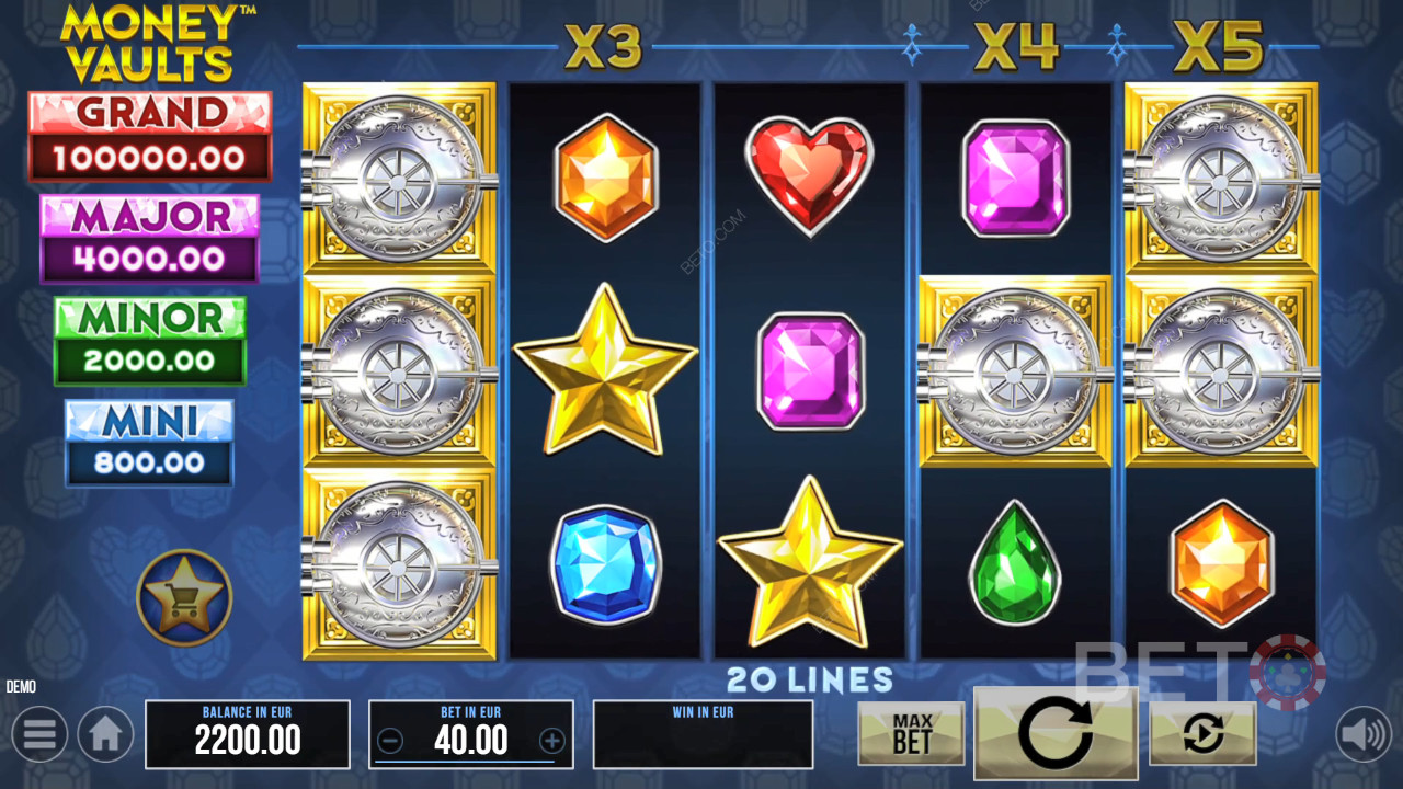 BETOスロットで大金庫を攻略