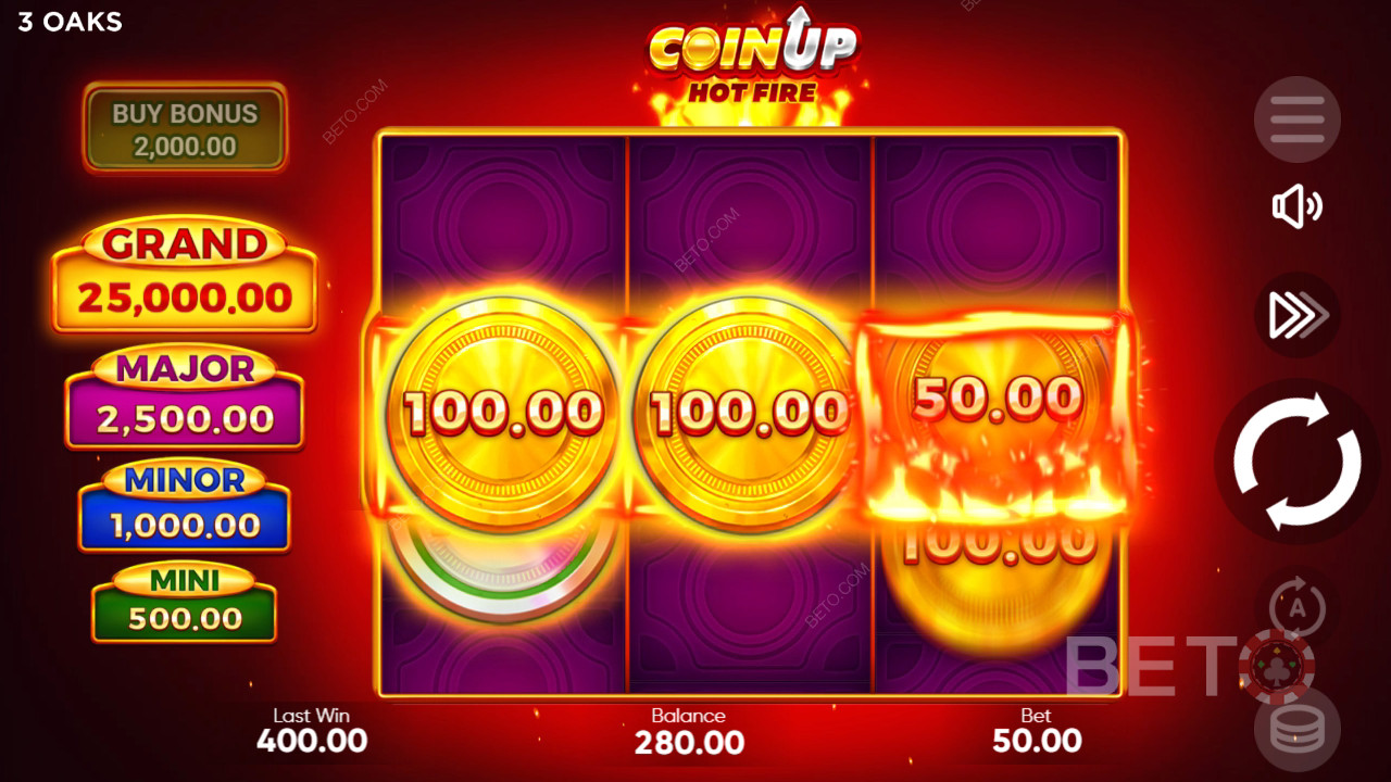 Coin Up: Hot Fire 無料プレイ