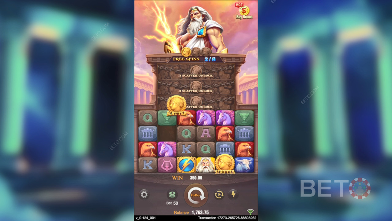 TaDa GamingのZeusの遊び方