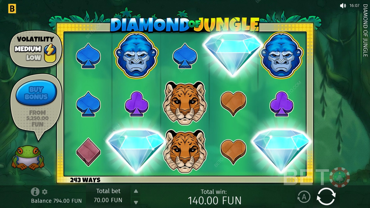 Diamond Of Jungle 無料プレイ